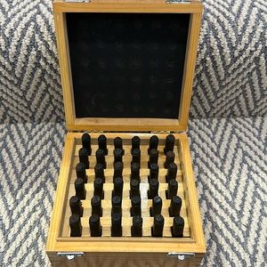 Number punch, alphabet stamp, metal stamp for multiple paper leather surface